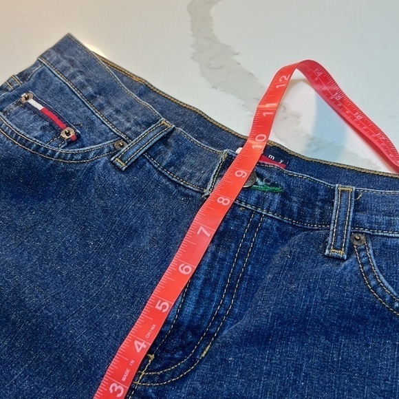 Tommy Hilfiger Vintage 1999  Kelly Denim Short. Authentic Wash. size 11 - Picture 8 of 10